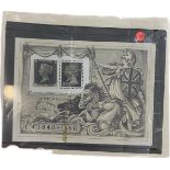 A pair of Windsor loose - leaf stamp albums for the stamps of great Britain to include penny