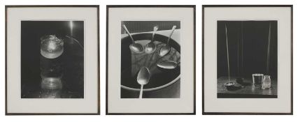 David Goldes (American, b.1947) 'Electricity + Water III', 1993; 'Pouring', 1994; 'Five Spoons', 199