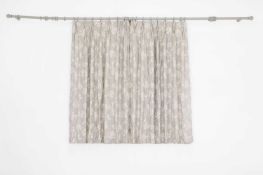 A pair of linen curtains in Vanessa Arbuthnott 'Flora and Fauna' Of recent manufacture