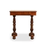 A George IV mahogany side/writing table, 19th century,