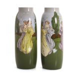 A pair of Royal Doulton vases,