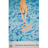David Hockney (British 1937-) 'Olympische Spiele München 1972', 1970
