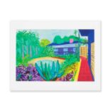 David Hockney (British 1937), 'Garden 2015', 2017