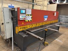 Carter 4mm x 3200mm Hydraulic Swing Beam Guillotine