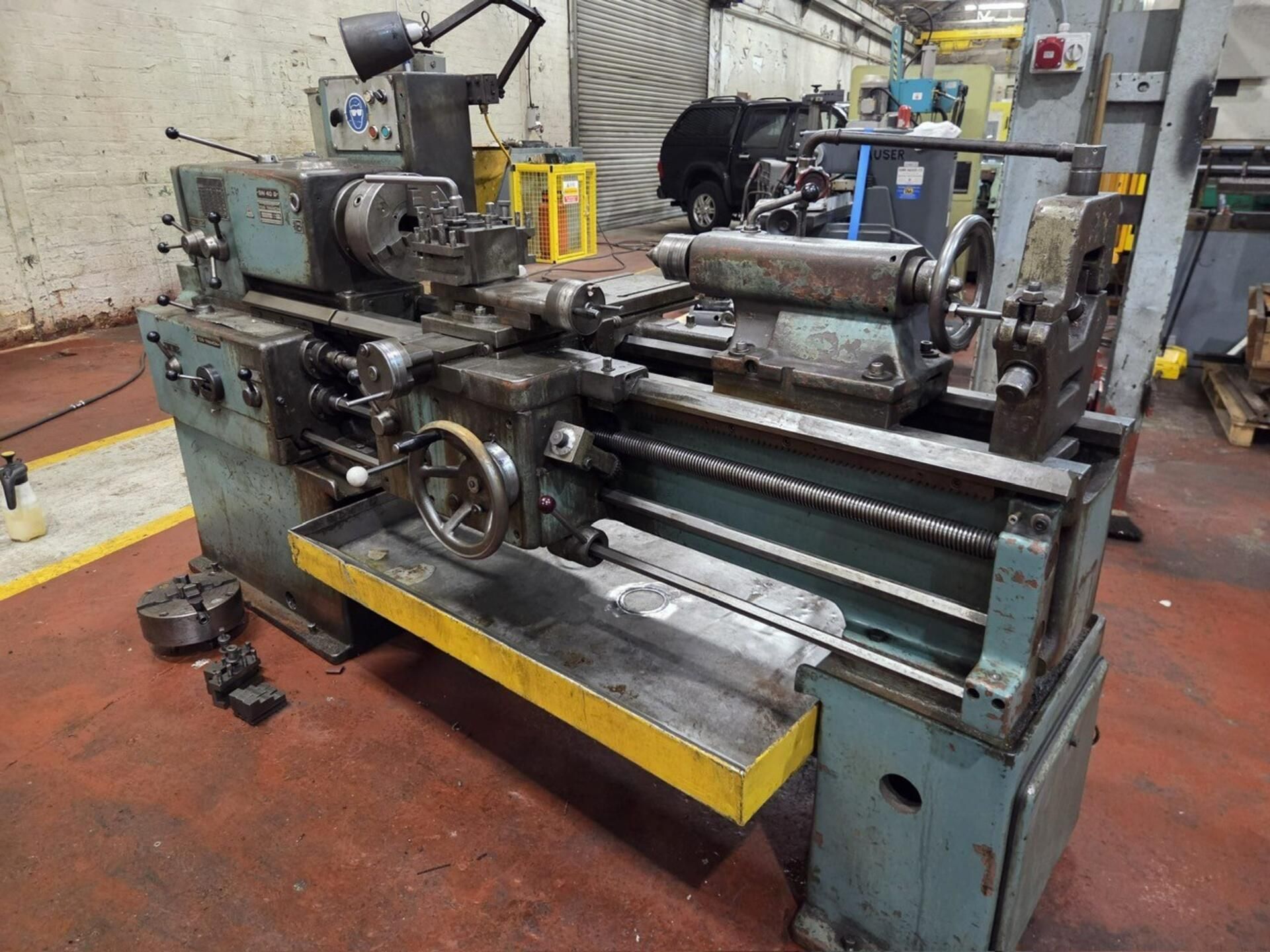 TOS SN 40B Gap Bed Lathe