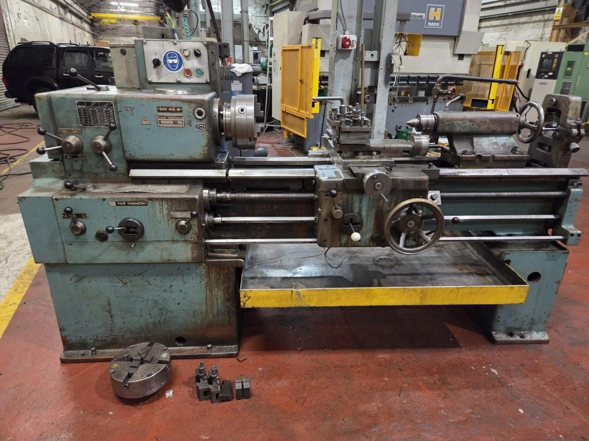 TOS SN 40B Gap Bed Lathe - Image 3 of 6