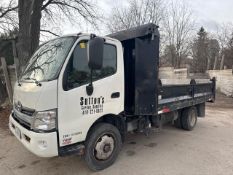 2017 Hino dump truck, mod. 195, VIN 2AYSDM2H4H1002009, 103767 KM, Hino J05E-TP diesel eng., automat