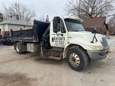 2013 International Dura Star Dump/Crane truck, mod. 4300M7 SBA 4X2, VIN 1HTJTSKP7DH482879, MaxForc