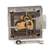 A Hobbs & Co Patent Protector Lock, this lock has more space than usual with iron block, levers