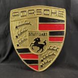 Porsche Cast Metal Wall Display Plaque