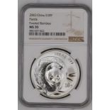 China: People's Republic 2003 Silver 10 Yuan NGC MS 70