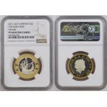 2011 Silver 2 Pounds Mary Rose Proof Piedfort NGC PF 68 ULTRA CAMEO Box & COA