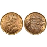 Canada George V 1914 Gold 5 Dollars
