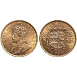Canada George V 1913 Gold 5 Dollars