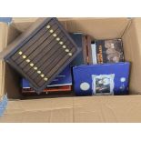 Various Sized Royal Mint and Other Boxes