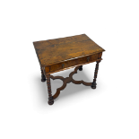 A William and Mary walnut side table
