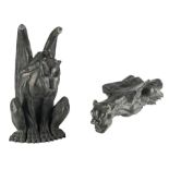BATMAN & ROBIN (1997) - Pair of Gargoyle Model Miniatures