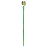 BATMAN FOREVER (1995) - The Riddler's (Jim Carrey) Light-Up Question Mark Cane with Skull Topper