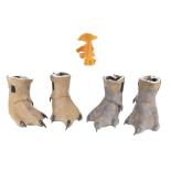 BATMAN RETURNS (1992) - Oswald Cobbeplot's (Danny DeVito) Face Appliance with Two Sets of Penguin Fe