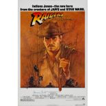INDIANA JONES AND THE RAIDERS OF THE LOST ARK (1981) - Harrison Ford-Autographed U.S. One-Sheet Circ