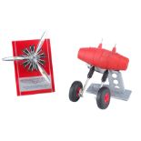 INDIANA JONES AND THE TEMPLE OF DOOM (1984) - Spinning "Speed-Wings" Propeller Crew Gift with Model