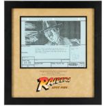 INDIANA JONES AND THE RAIDERS OF THE LOST ARK (1981) - Kit West-Autographed Framed Printed "Toht Scr