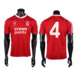 22. Steve Nicol's Match-Worn Liverpool v Wimbledon FA Cup Final Shirt, 1988