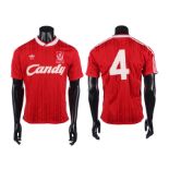 33. Steve Nicol's Match-Worn Liverpool v Everton FA Cup Final Shirt, 1989