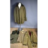 Two outdoor shooting wool jackets comprising Hucklecote size 46 and a John Partridge Gortex jacket