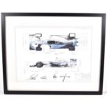 Formula 1 memorabilia: A signed and limited edition Mercedes AMG Petronas F1 Team technical