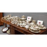A large quantity of Royal Albert Old Country Roses tea and dinner service, to include a teapot,