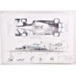 Formula 1 memorabilia: A signed and limited edition Mercedes AMG Petronas F1 Team technical