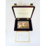 2012 22ct gold Executive Gold Sovereign set from the Westminster mint comprising of a sovereign half