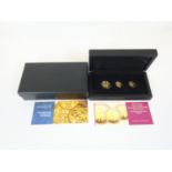 Hattons of London 2022 22ct gold Ascension Island proof half sovereign set comprising of a half