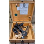 Heath & Co. Hezzanith Sextant In Fitted Case.