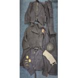 A Case containing Military Clothing. Gators, Kangol wear limited 1961 Beret, Warden and Civil