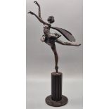 Tom Merrifield (1932-2021) Australian Sculptor Bronze sculpture of the Dragonfly ballet dancer