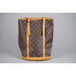 LOUIS VUITTON MONOGRAM BUCKET TOTE BAG M42236