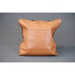 LOEWE ANAGRAM BROWN LEATHER TOTE BAG 261504