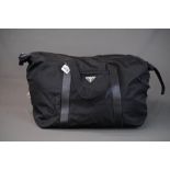 PRADA POCONO BLACK NYLON TOTE BAG