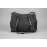 SALVATORE FERRAGAMO TOTE BAG CANVAS AU-21-3372 BLACK