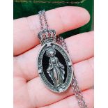 Second-hand - Virgin Mary Silver Necklace