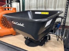 Unused Cub Cadet 12V Riding Mower Spreader Attachment