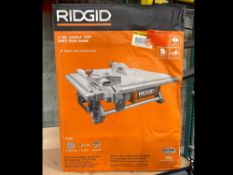Ridgid 7in Table Top Wet Tile Saw