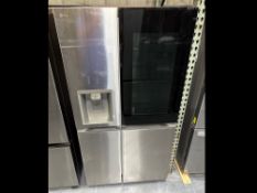 LG 27 Cubic Ft Instaview Smart Side-By-Side Refrigerator, includes Warranty
