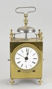 French Capucin officer's clock, H 24 cm.