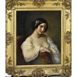 Natale Schiavoni, Portrait of an Italian beauty