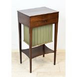 Mahogany sewing table