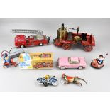 Lot of tin toys