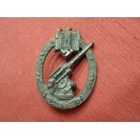 WW2 German Army Anti-Aircraft Badge The rare army version of the AA badge. In crisp, unpolished